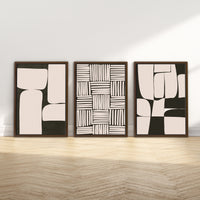 Framed Canvas Set | Walnut