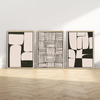 Framed Canvas Set | Natural