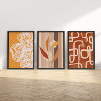 Framed Canvas Set | Black