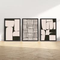 Framed Canvas Set | Black