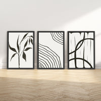 Framed Canvas Set | Black